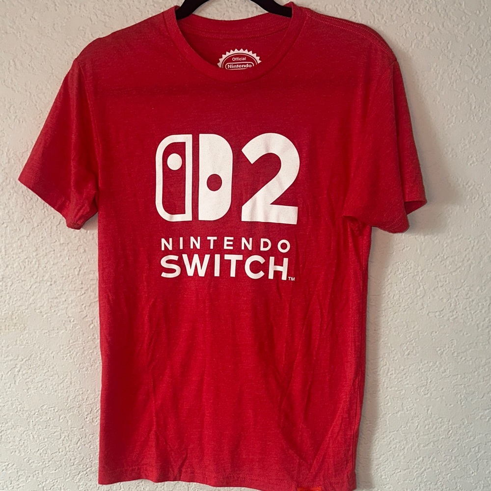 Nintendo Switch 2  Red Graphic Tee